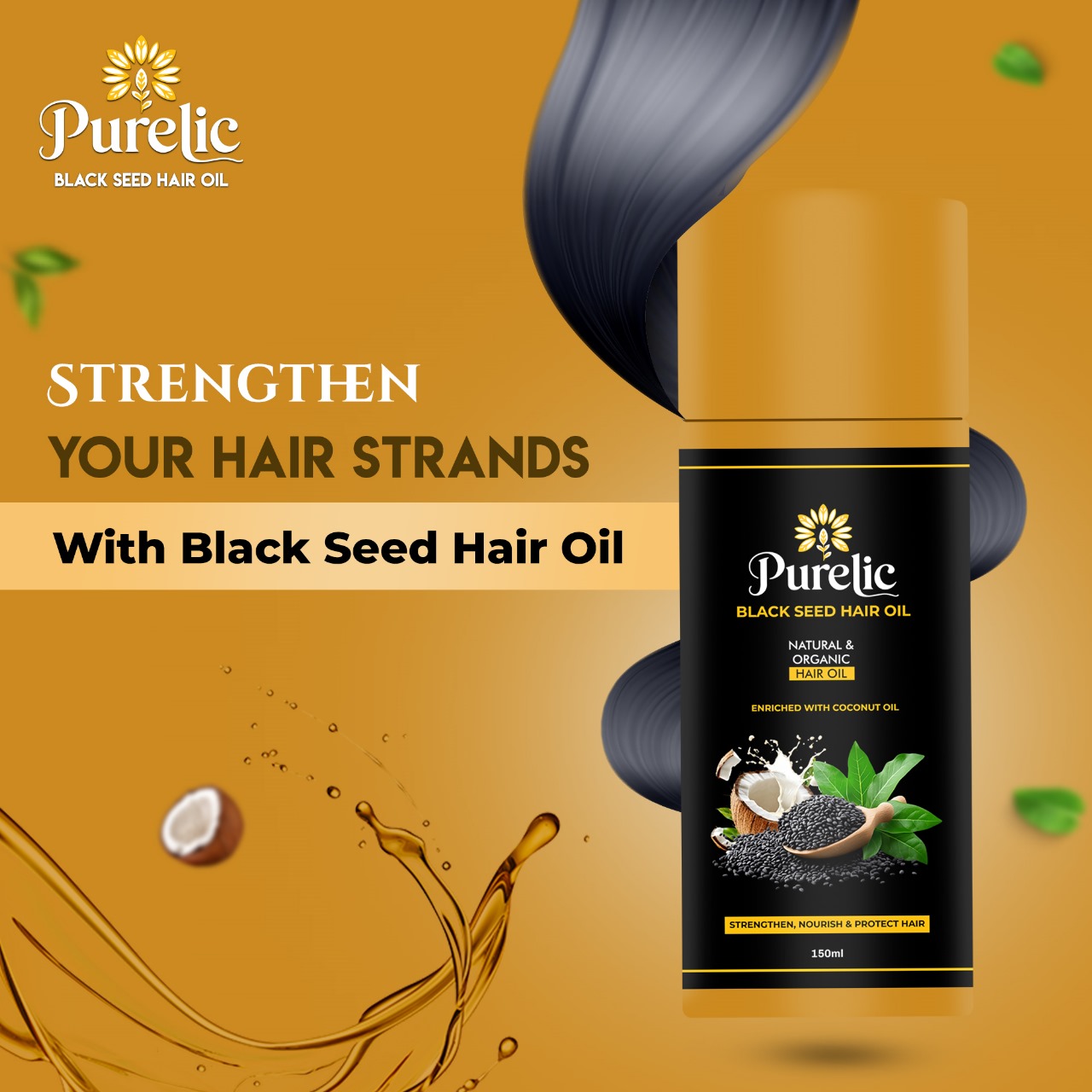 Purelic Black Seed Hair Oil - Image 6