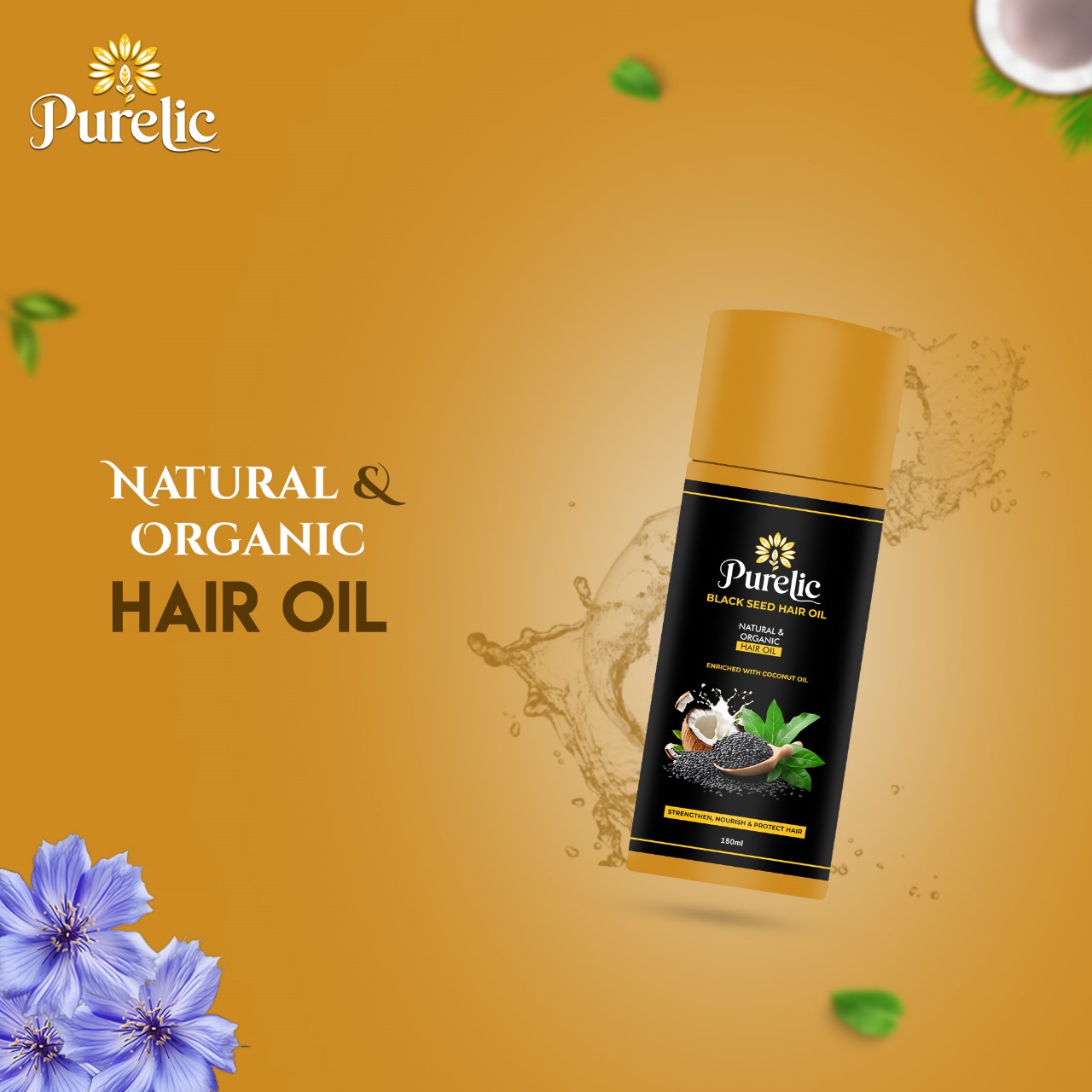 Purelic Black Seed Hair Oil - Image 4